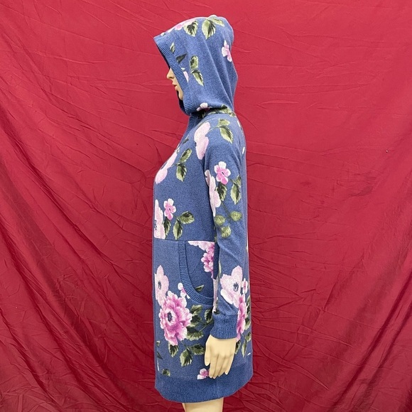Super soft floral hooded open cardigan size small - Picture 2 of 5